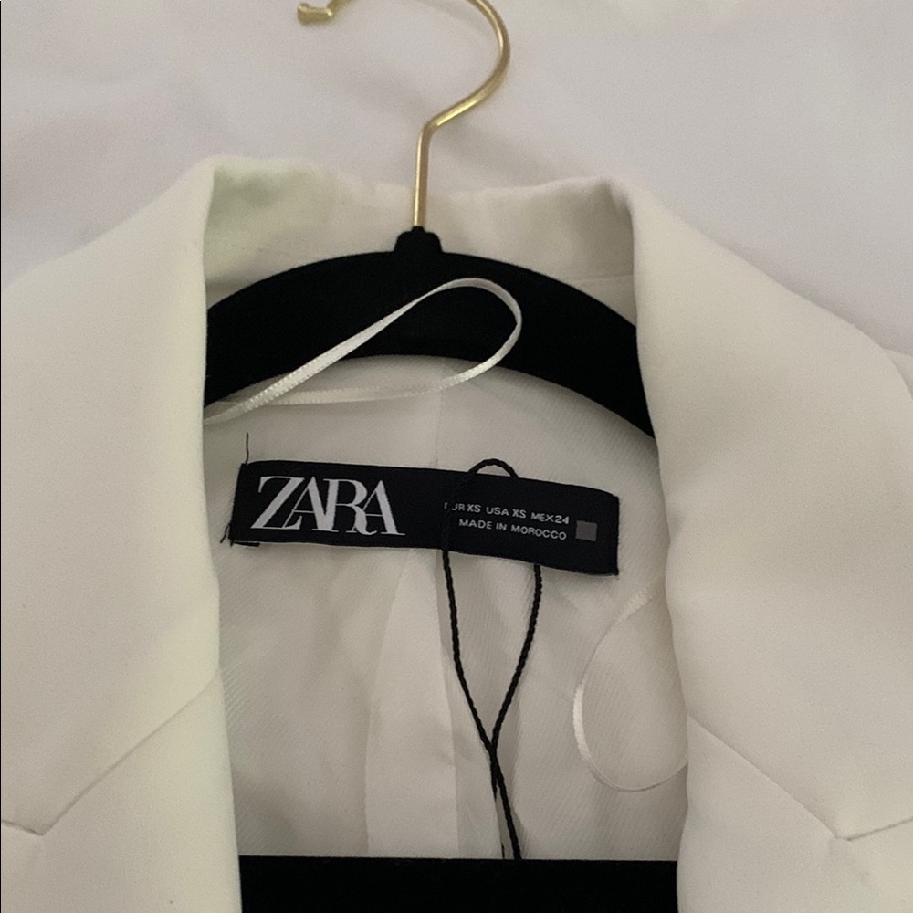 Zara Women's White Blazer